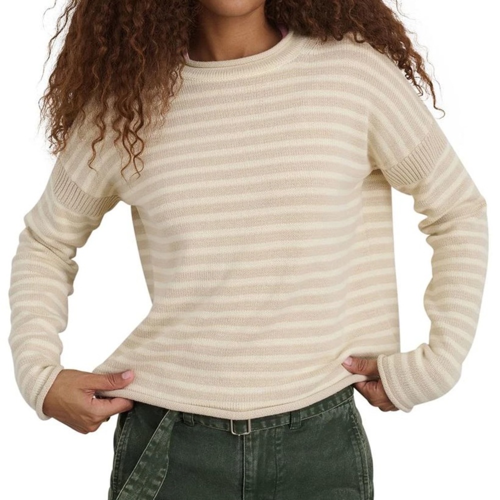 Alex Mill Mariner Striped Rollneck Sweater in Cotton - S